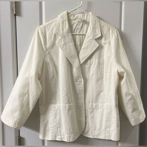 White/Ivory XL Old Navy Blazer